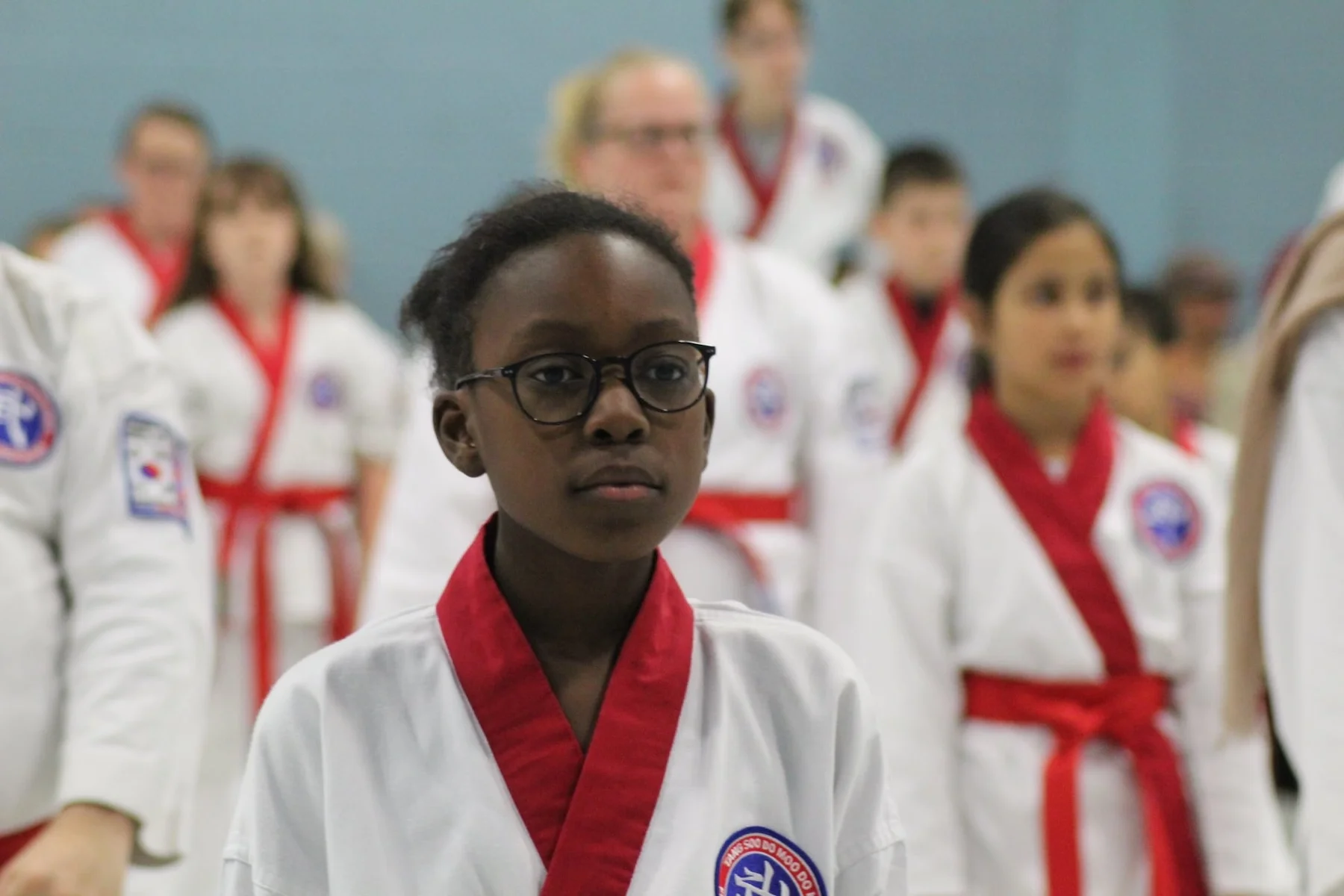 kid red belt focus